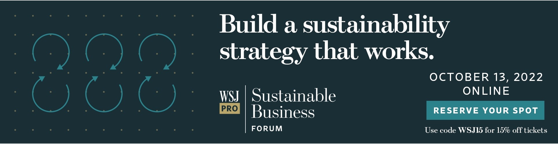 Cover image of WSJ Pro Sustainable Business Forum